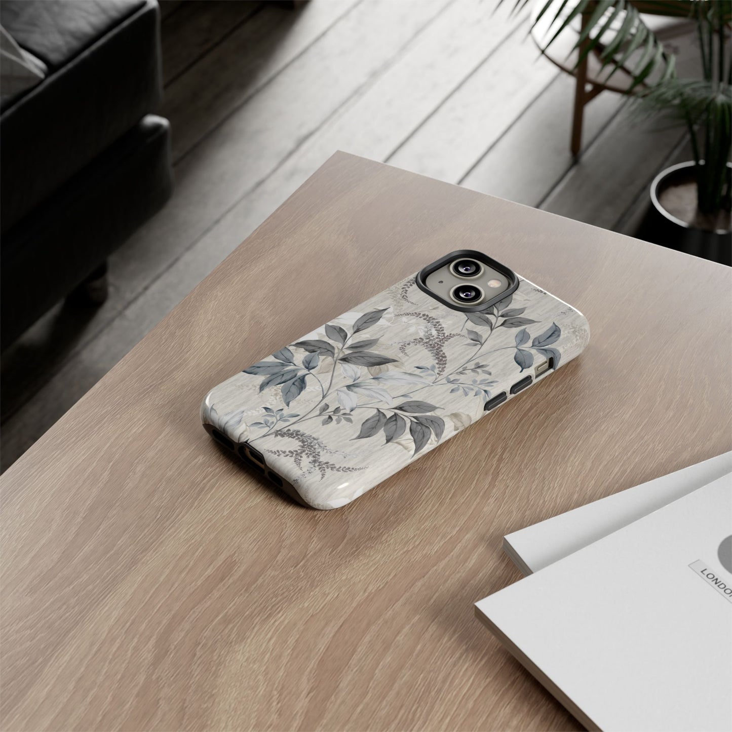 Luxury Leaves: Artistic case for iPhone, Samsung Galaxy and Google Pixel