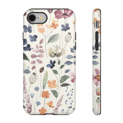 Floral Prints Phone Case for iPhone, Samsung Galaxy and Pixel devices