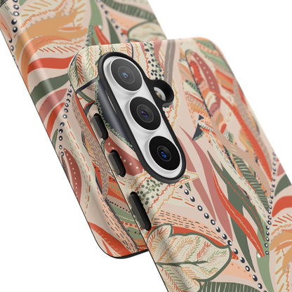 Terracotta Leaves Phone Case: Nature‑Inspired Art for iPhone, Samsung Galaxy and Google Pixel devices