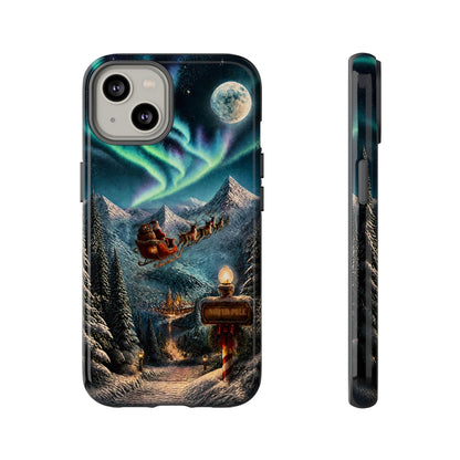 Santa Claus North Pole Adventure: Christmas Themed Phone Case for iPhone, Samsung Galaxy and Google Pixel devices