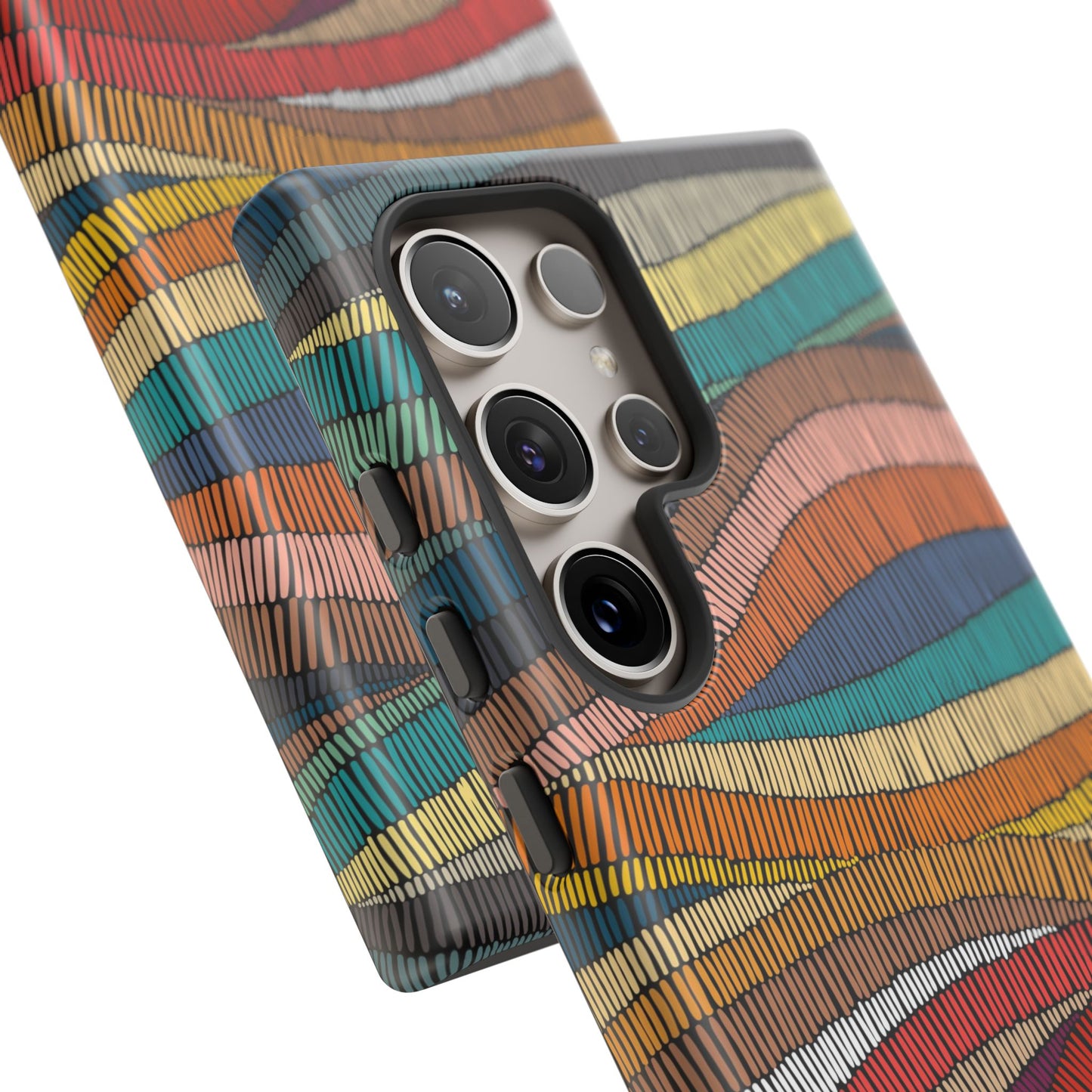 Threaded Harmony: Tapestry-inspired Phone Case for iPhone, Samsung Galaxy and Google Pixel devices