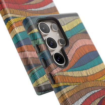 Threaded Harmony: Tapestry-inspired Phone Case for iPhone, Samsung Galaxy and Google Pixel devices