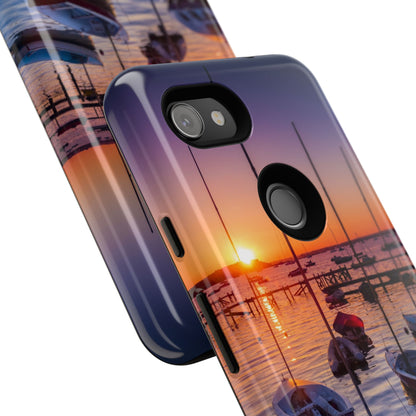 Fortune Favors the Bold: Sunset Sail Phone Case for iPhone, Samsung Galaxy and Google Pixel devices