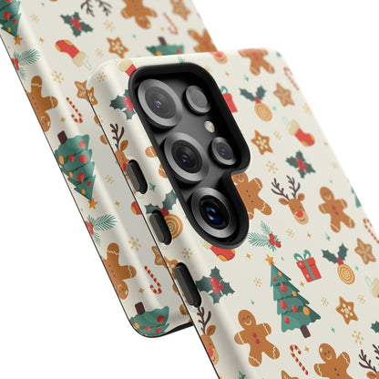 Gingerbread Holidays: Xmas-themed phone case for iPhone, Samsung and Google Pixel