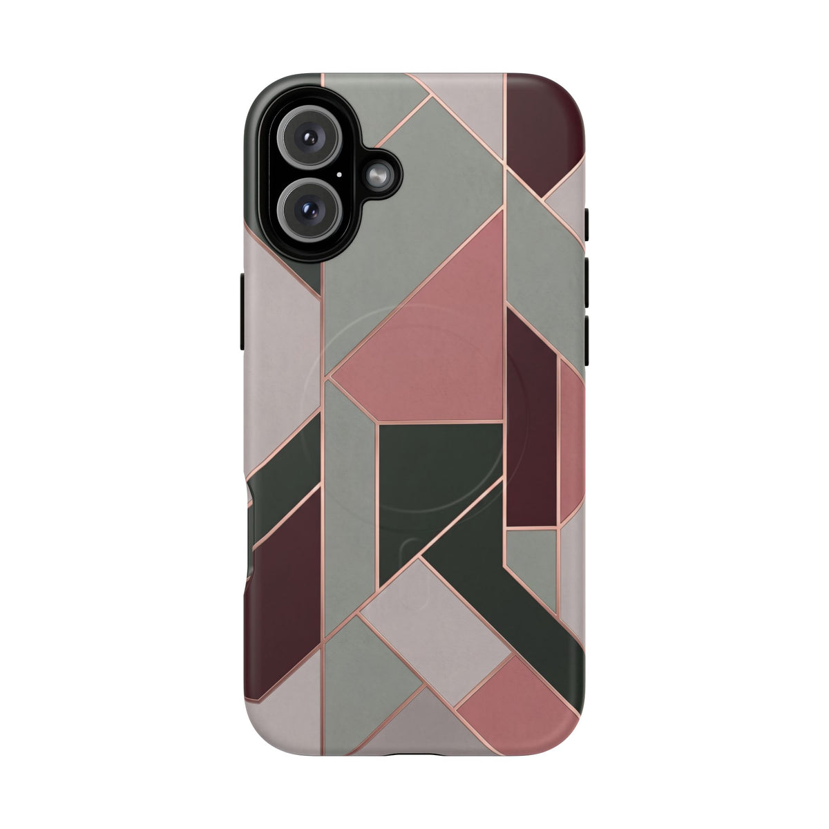 Geometric Luxe MagSafe Phone Case for iPhone