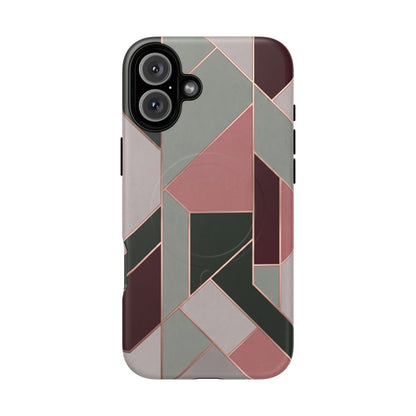 Geometric Luxe MagSafe Phone Case for iPhone