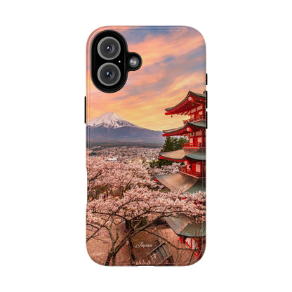 Cherry Blossoms Mt. Fuji phone case for iPhone, Galaxy and Pixel devices