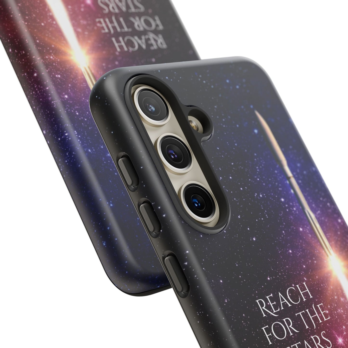 Reach for the Stars: Rocket-illustrated phone case for iPhone, Samsung Galaxy and Pixel devices