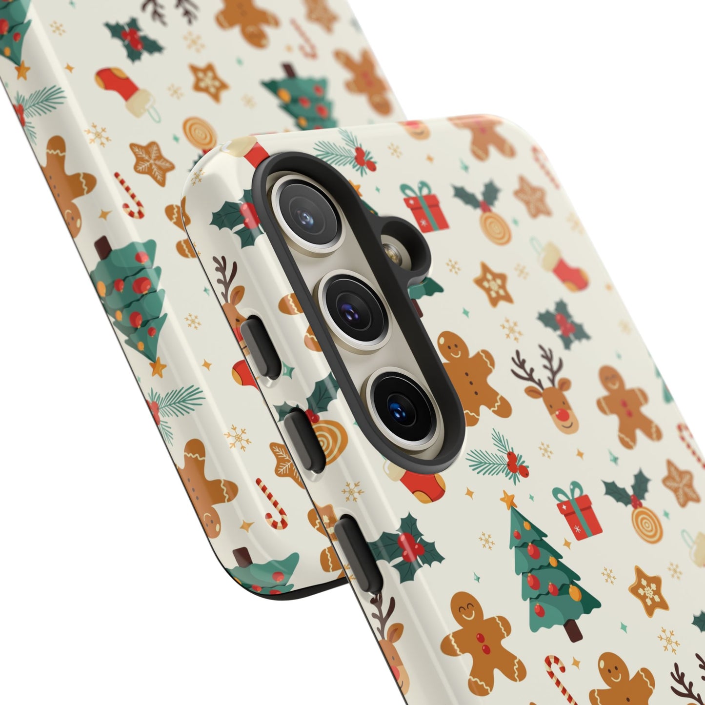 Gingerbread Holidays: Xmas-themed phone case for iPhone, Samsung and Google Pixel