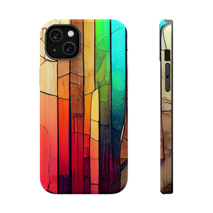 Stained Glass Design MagSafe Case for iPhone