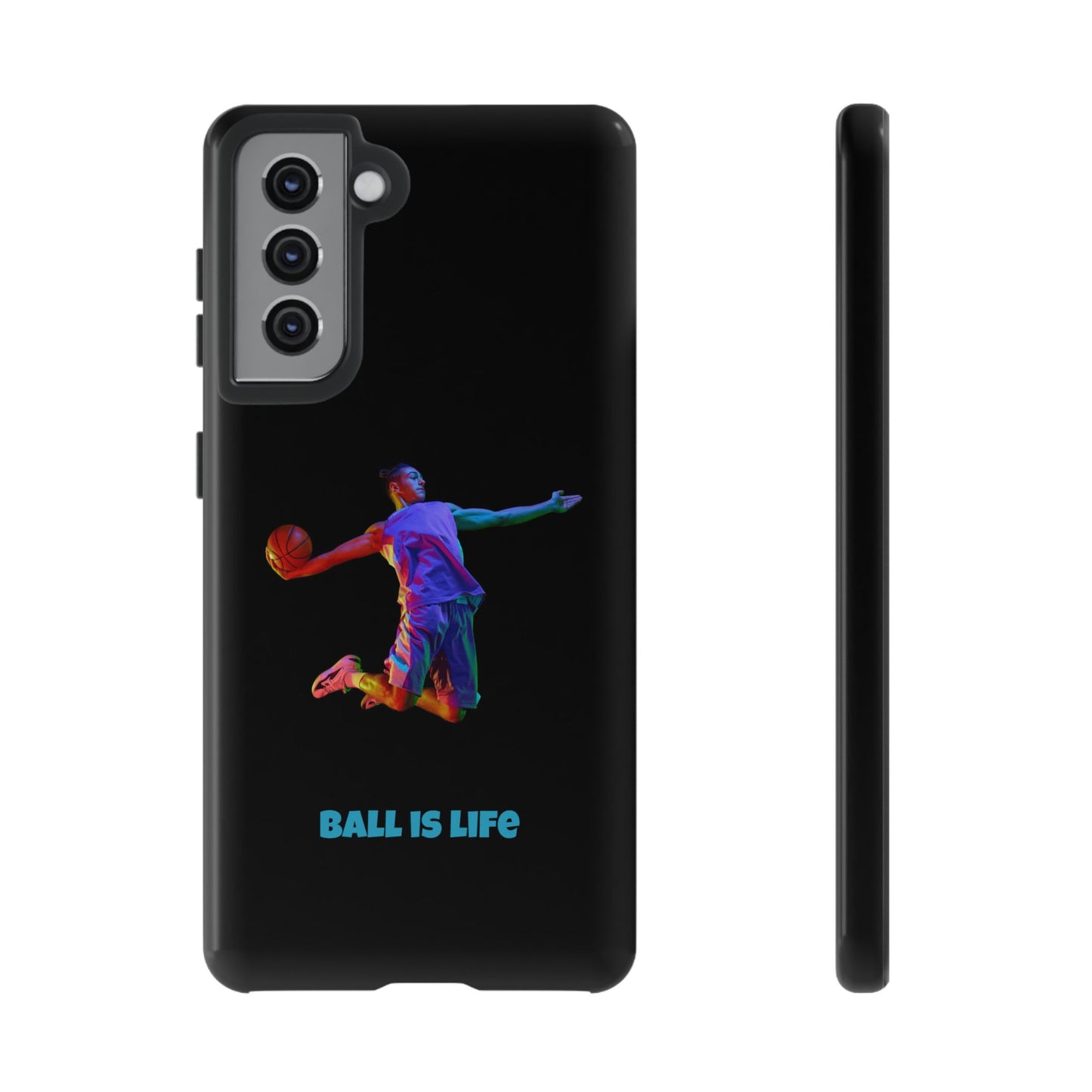 Ball is Life: Basketball Inspired Phone Case for iPhone, Samsung Galaxy and Pixel Devices