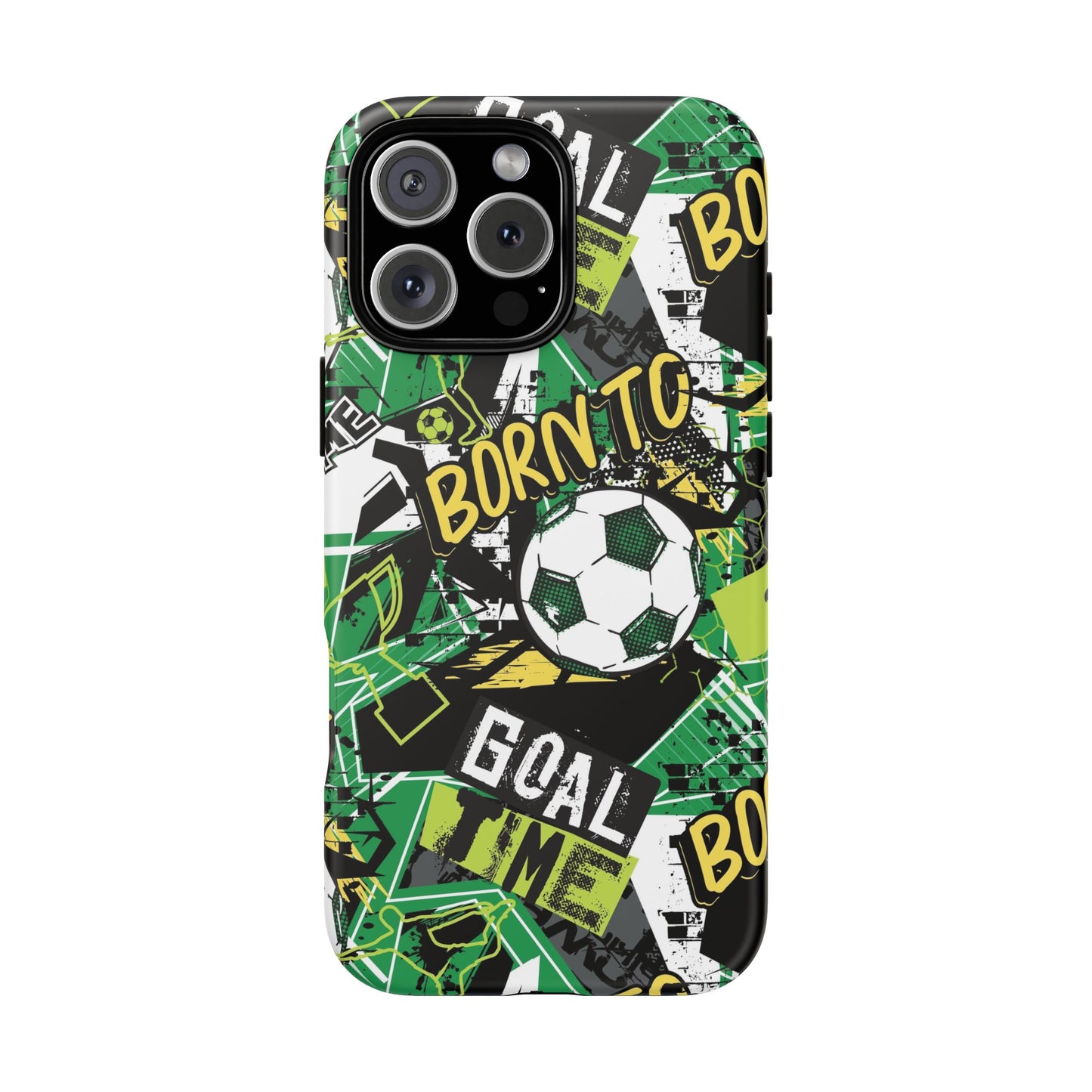 Born to Goal: Football-inspired phone case for iPhone and Samsung Galaxy