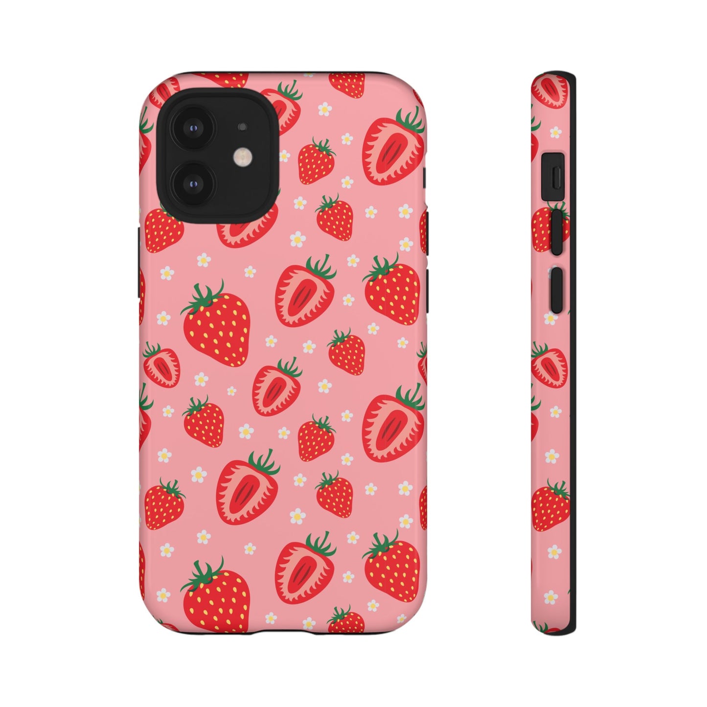 Berry Strawberry: Fruit-inspired phone case for iPhone, Samsung Galaxy and Google Pixel devices