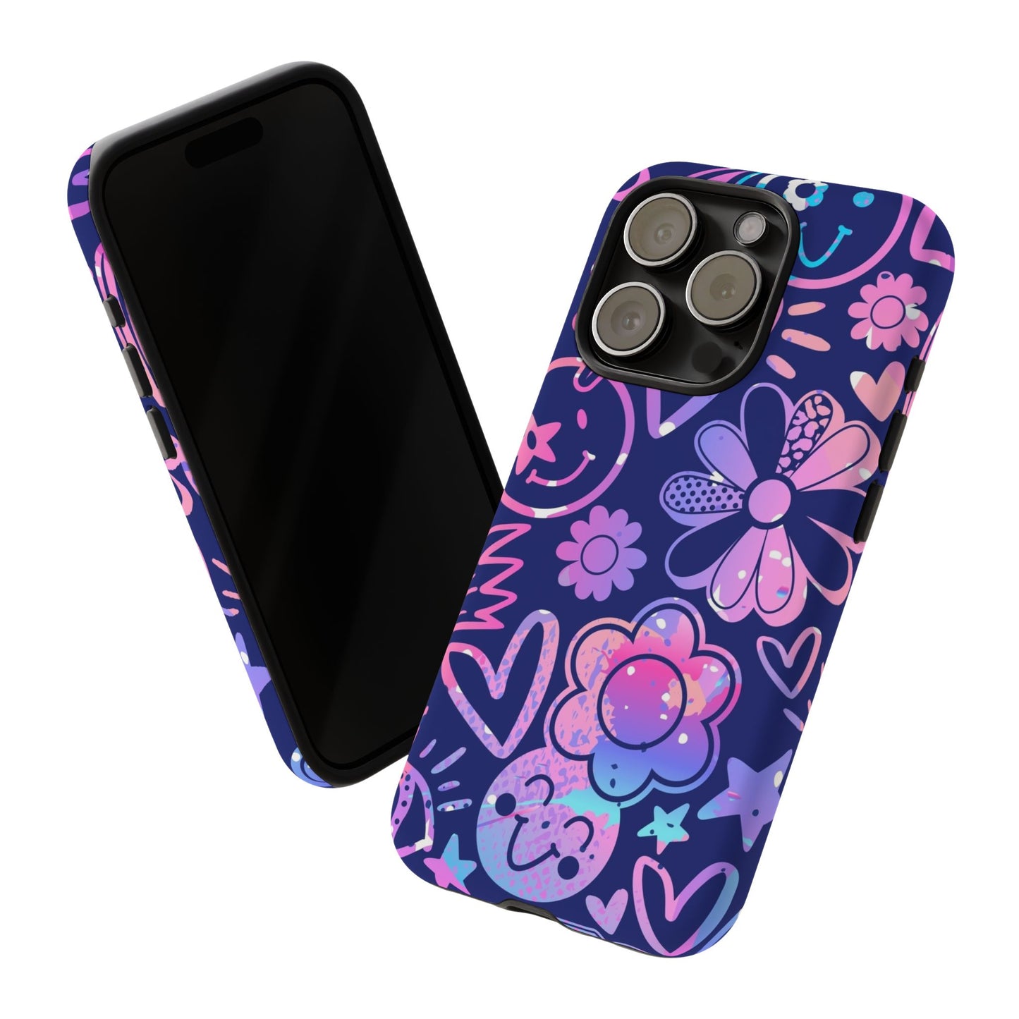 Live Inspired: Purple Tough Case for iPhone, Samsung Galaxy and Google Pixel devices