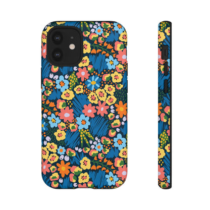 Bloom Burst: Color and Joy Themed Phone Case for iPhone, Samsung Galaxy and Google Pixel devices