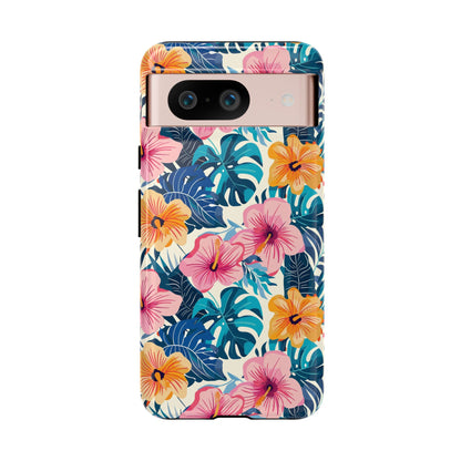 Hibiscus Bloom: Cute Floral Phone Case for iPhone, Samsung and Google Pixel