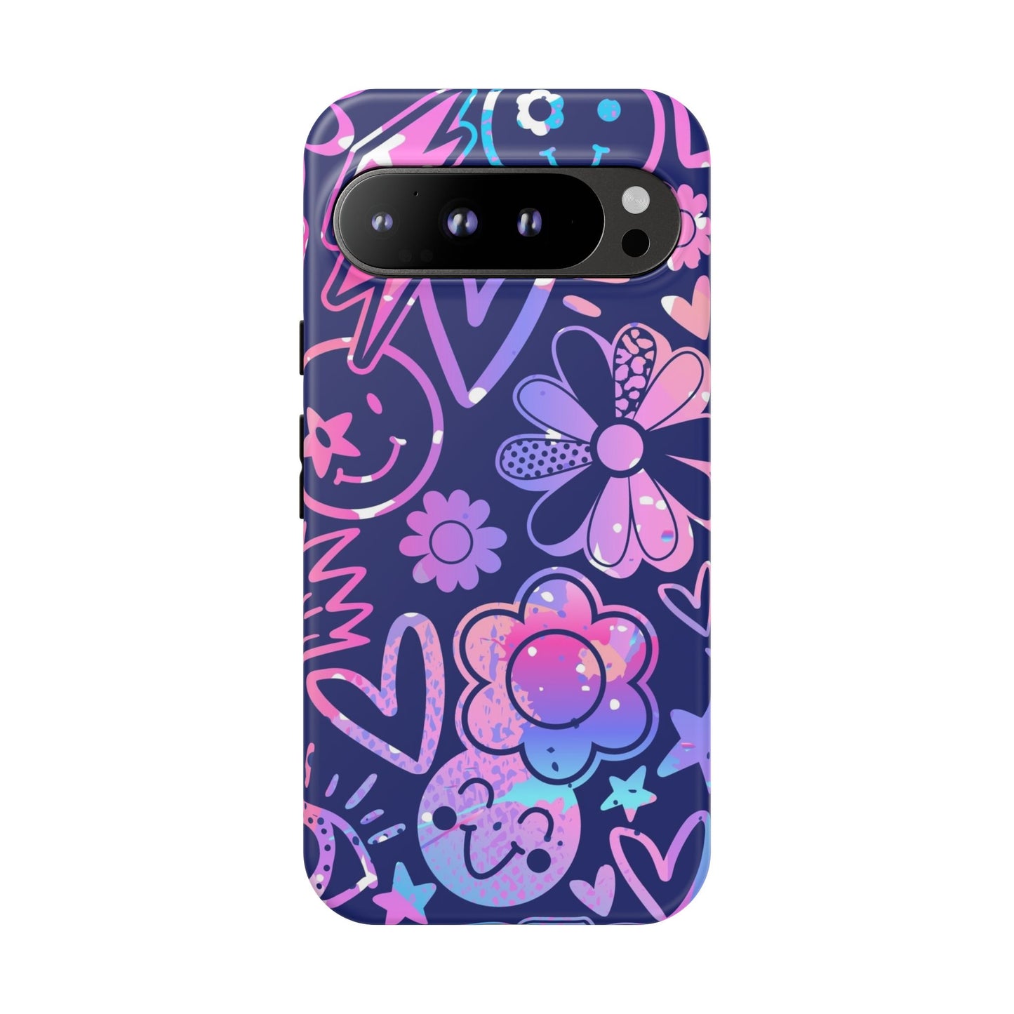 Live Inspired: Purple Tough Case for iPhone, Samsung Galaxy and Google Pixel devices