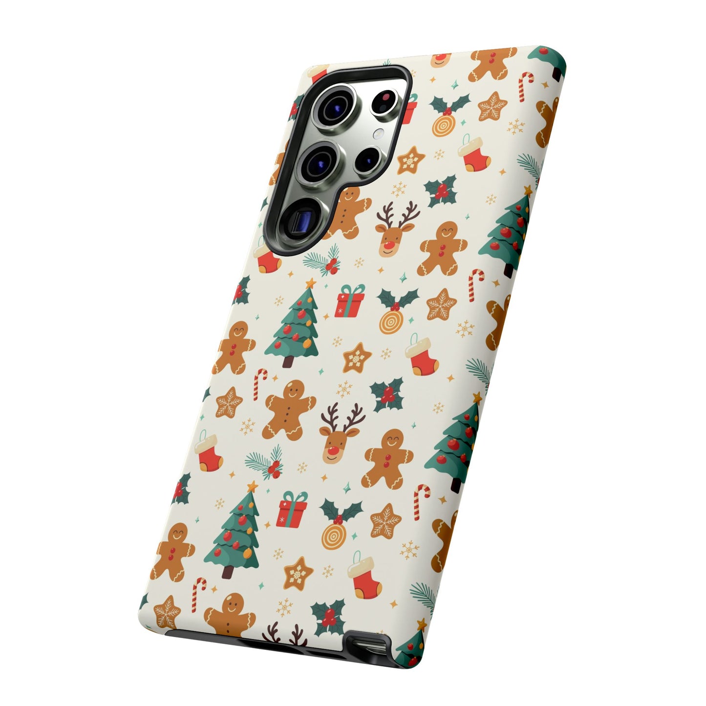 Gingerbread Holidays: Xmas-themed phone case for iPhone, Samsung and Google Pixel