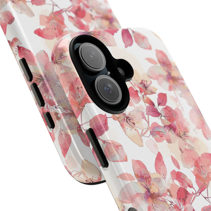 Watercolor Flowers: Tough Case for iPhone, Samsung Galaxy and Google Pixel devices