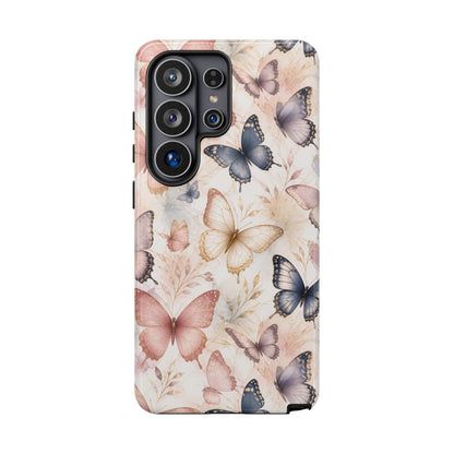 Butterfly Pastels Phone Case: Tough Case for iPhone and Samsung Galaxy devices