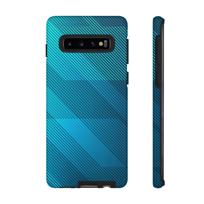 Blue Elegance: Tough Case for iPhone, Samsung Galaxy and Google Pixel devices