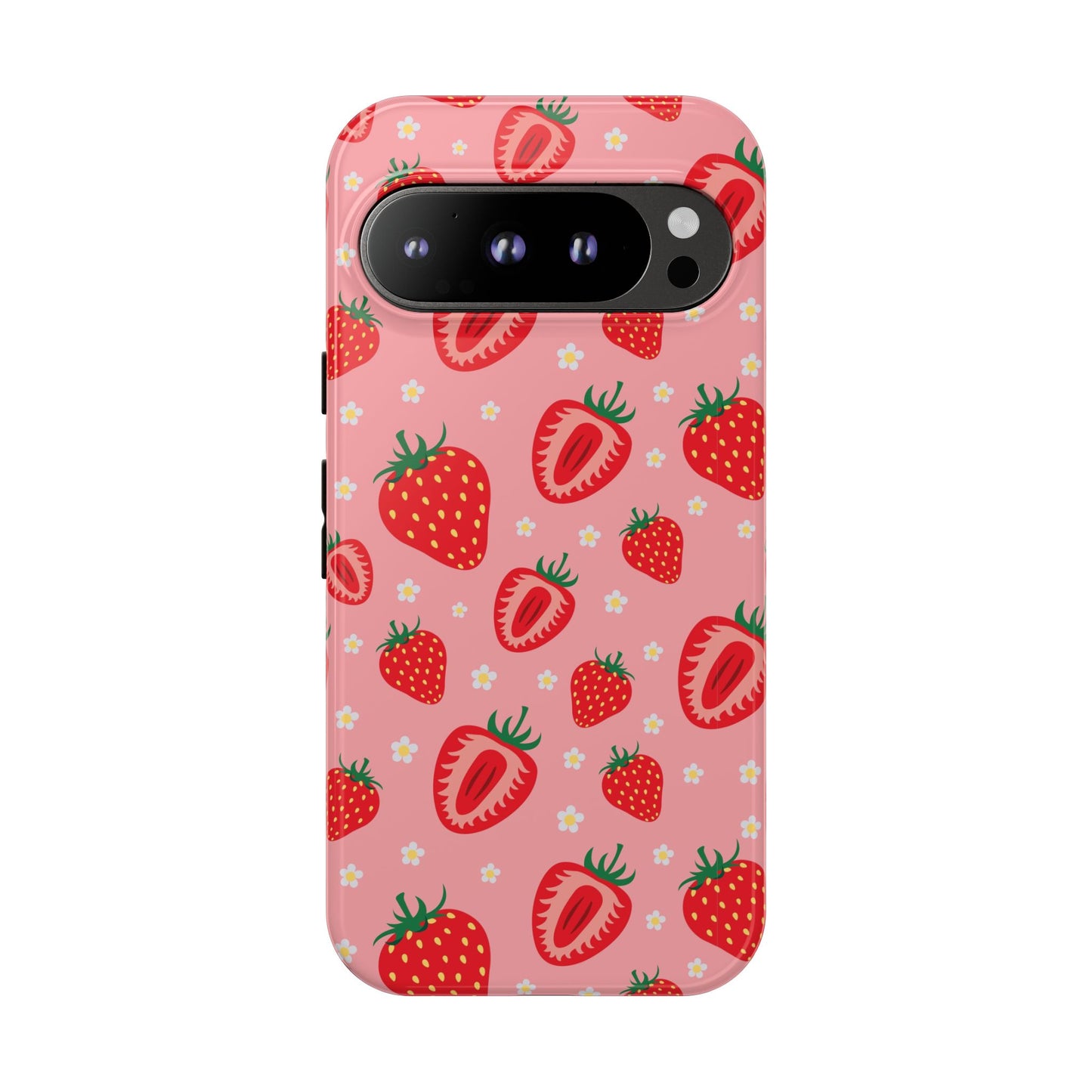 Berry Strawberry: Fruit-inspired phone case for iPhone, Samsung Galaxy and Google Pixel devices