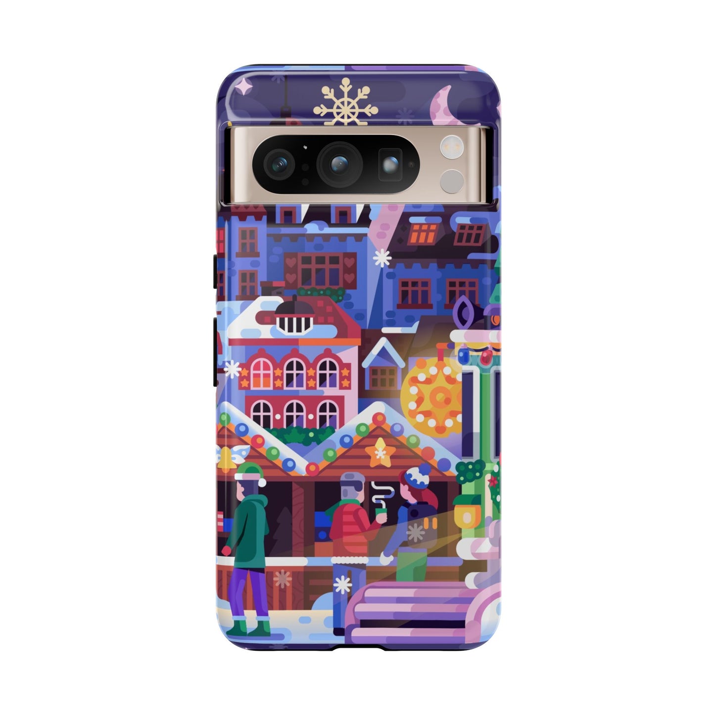 Christmas fair in Old Town: Holiday-Themed case for iPhone, Samsung Galaxy and Google Pixel