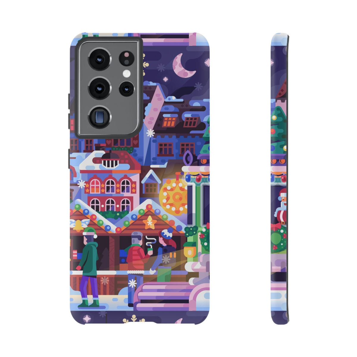 Christmas Fair in Old Town: Holiday-Themed case for iPhone, Samsung Galaxy and Google Pixel