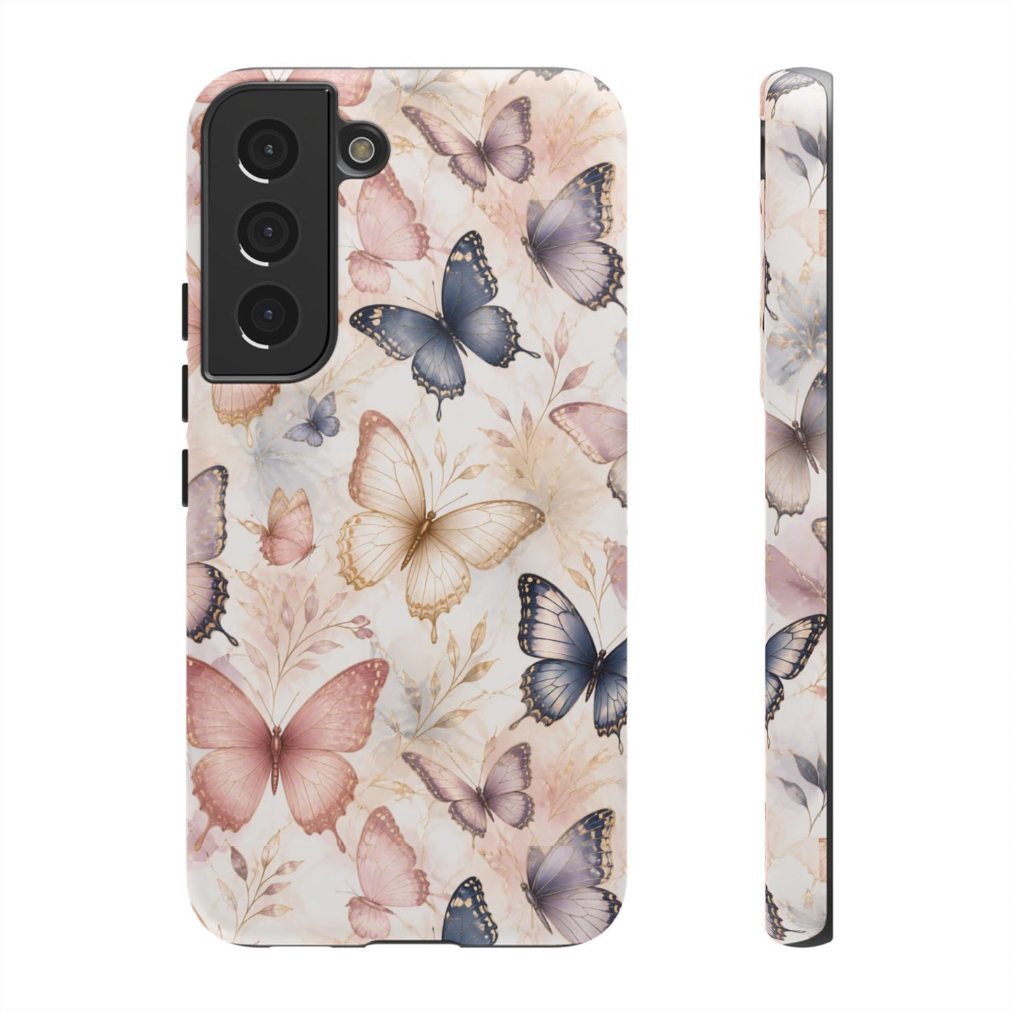 Butterfly Pastels Phone Case: Tough Case for iPhone and Samsung Galaxy devices