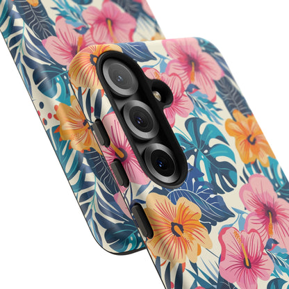 Hibiscus Bloom: Cute Floral Phone Case for iPhone, Samsung and Google Pixel