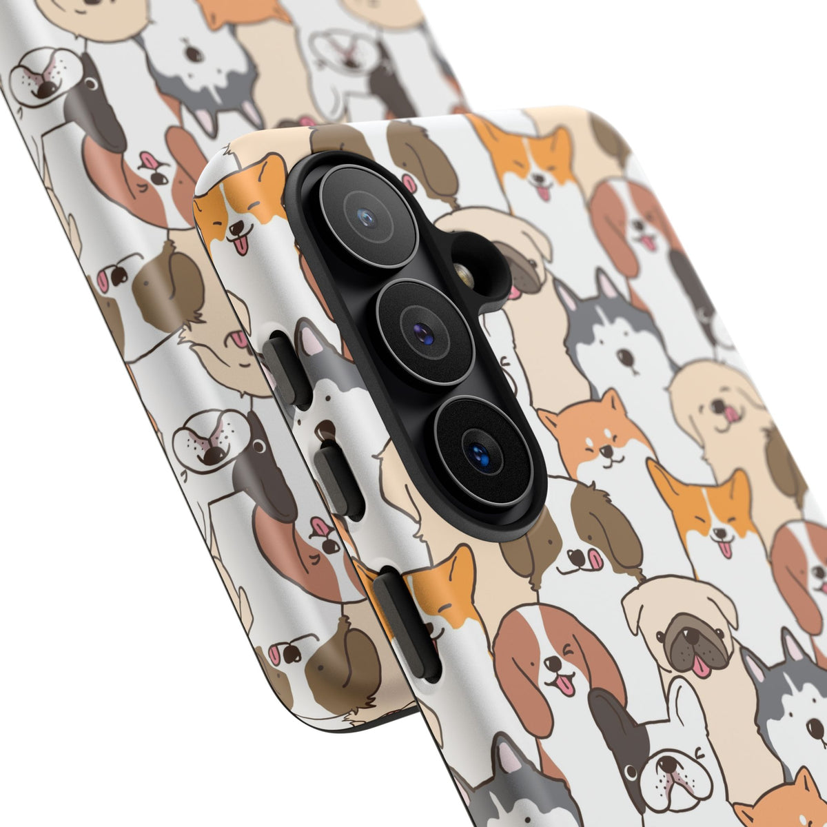 Cute Dogs Charm Phone Case for iPhone, Samsung Galaxy and Google Pixel devices