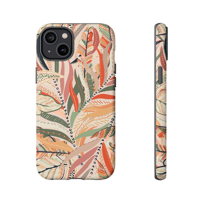 Terracotta Leaves Phone Case: Nature‑Inspired Art for iPhone, Samsung Galaxy and Google Pixel devices