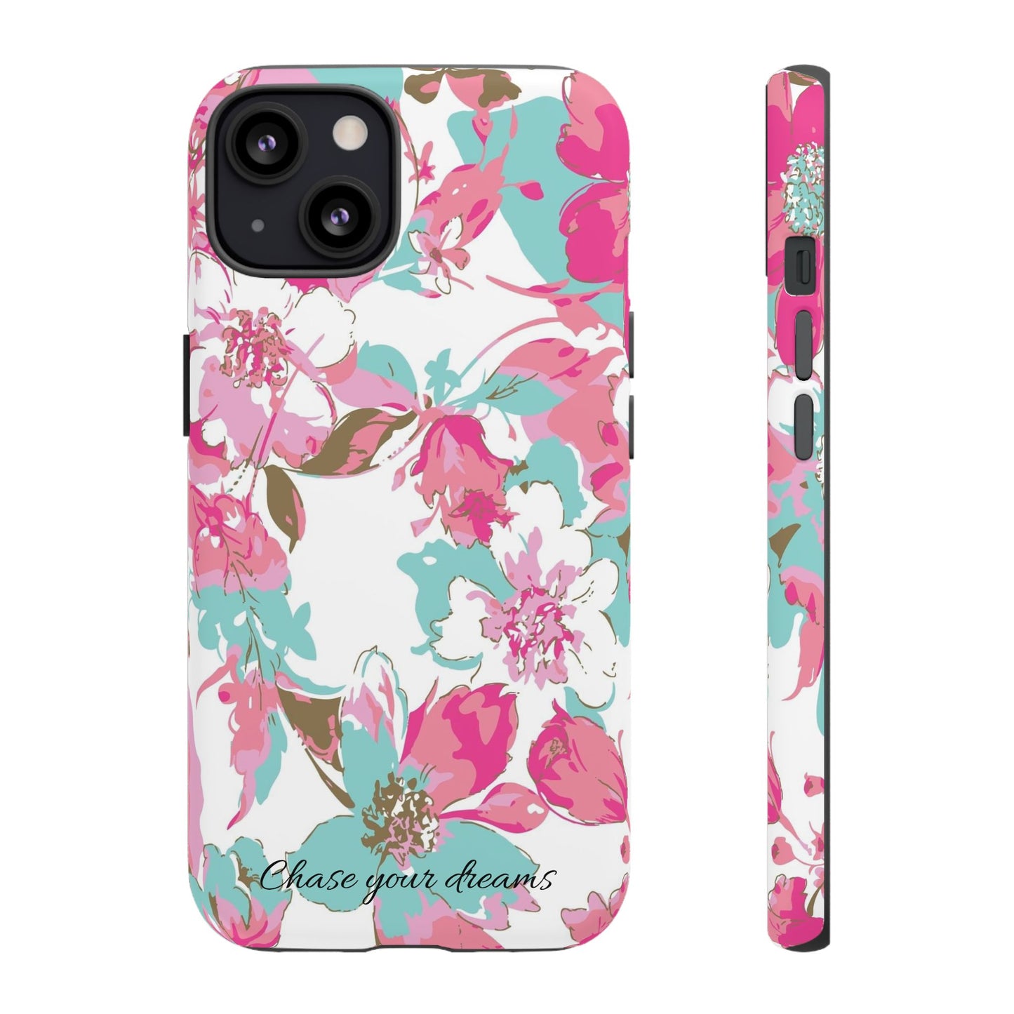 Chase your dreams: Artistic and elegant phone case for Apple iPhone, Samsung Galaxy and Pixel devices