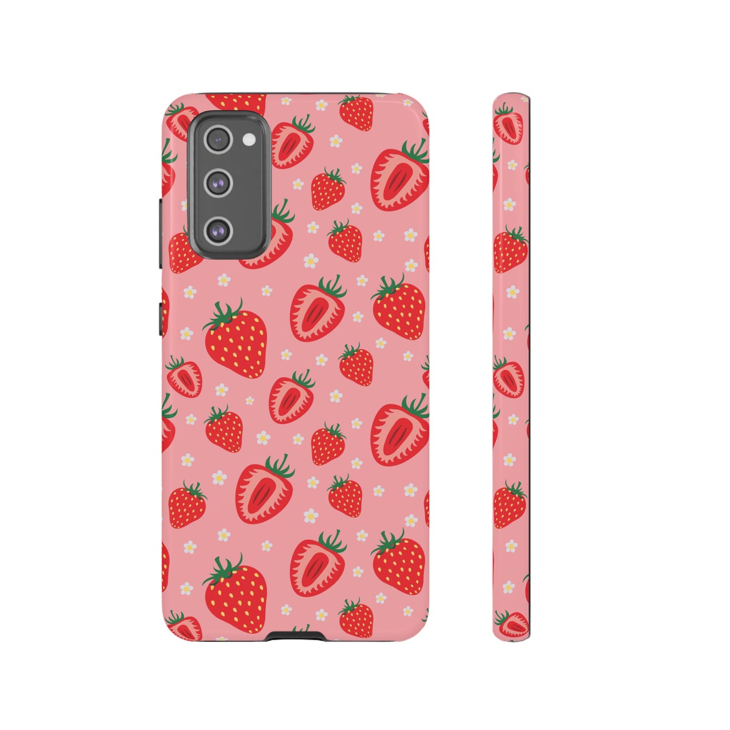 Berry Strawberry: Fruit-inspired phone case for iPhone, Samsung Galaxy and Google Pixel devices