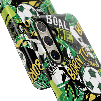 Born to Goal: Football-inspired phone case for iPhone and Samsung Galaxy