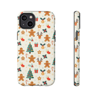 Gingerbread Holidays: Xmas-themed phone case for iPhone, Samsung and Google Pixel