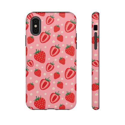 Berry Strawberry: Fruit-inspired phone case for iPhone, Samsung Galaxy and Google Pixel devices