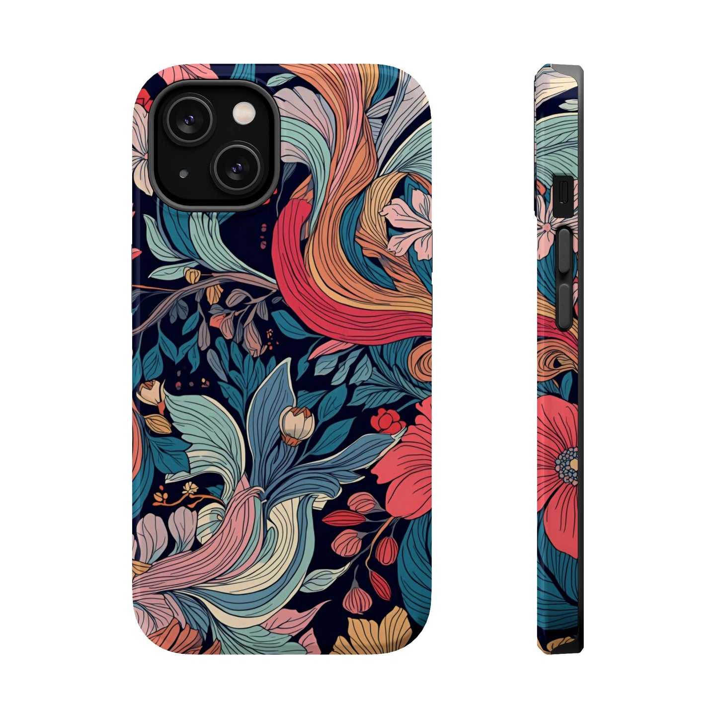 Floral Charm (MagSafe version): Fashion Phone Case for iPhone