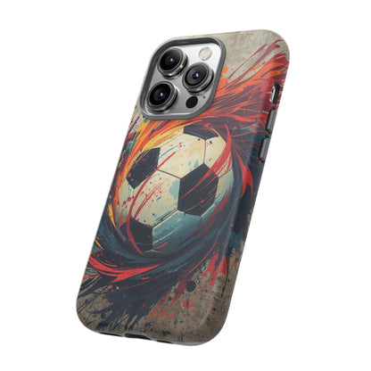 Football Swirl: Phone Case for iPhone, Samsung Galaxy and Google Pixel devices