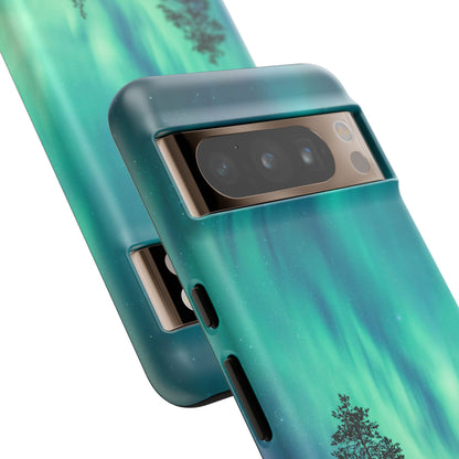 Show Them What You're Worth: Aurora Borealis-Inspired phone case for iPhone, Samsung Galaxy and Pixel devices