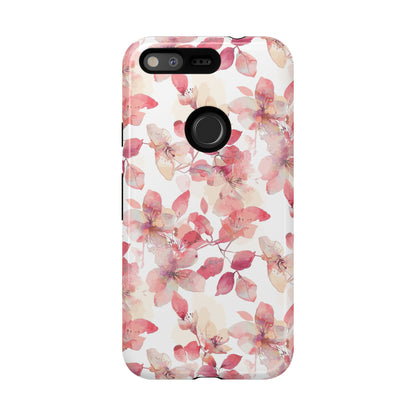 Watercolor Flowers: Tough Case for iPhone, Samsung Galaxy and Google Pixel devices