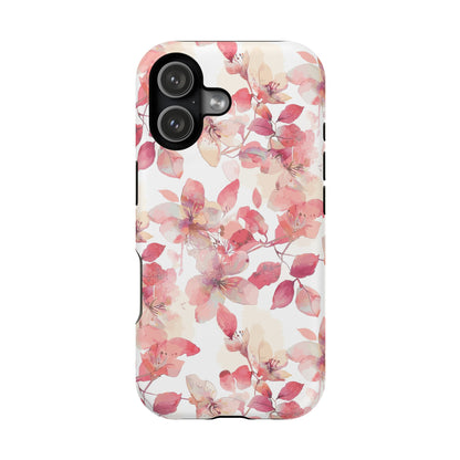 Watercolor Flowers: MagSafe case for iPhone