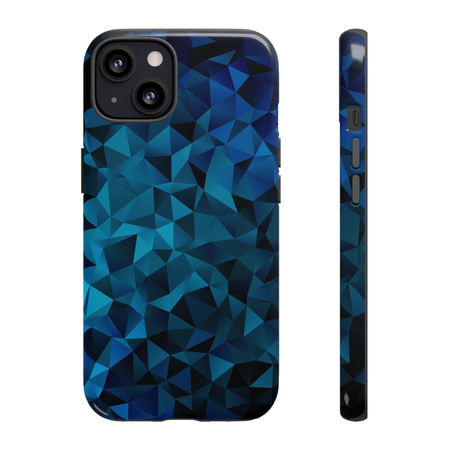 Blue Diamonds: Phone Case with Elegant Prints for iPhone, Samsung Galaxy and Google Pixel devices