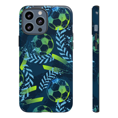 Football: Protective phone case for iPhone, Samsung Galaxy and Google Pixel phones