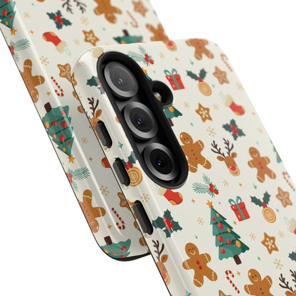Gingerbread Holidays: Xmas-themed phone case for iPhone, Samsung and Google Pixel