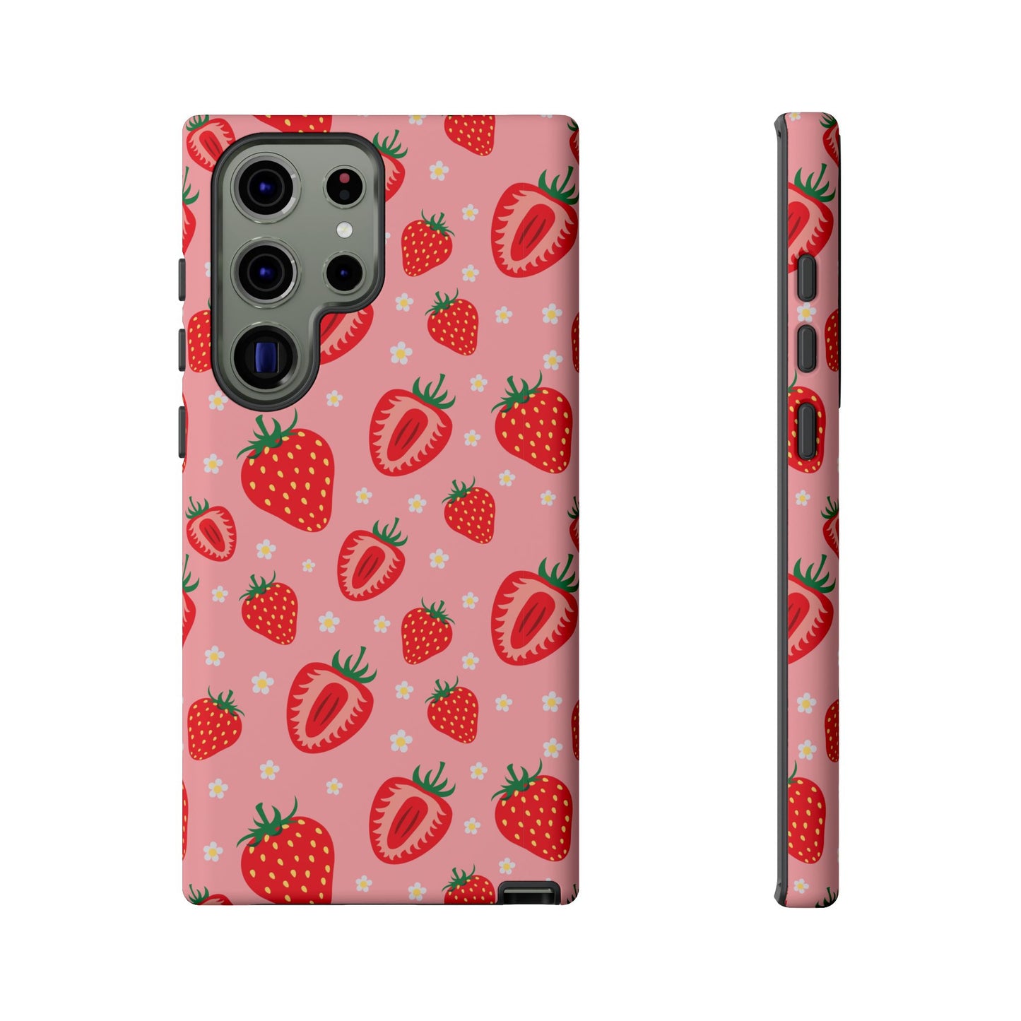 Berry Strawberry: Fruit-inspired phone case for iPhone, Samsung Galaxy and Google Pixel devices