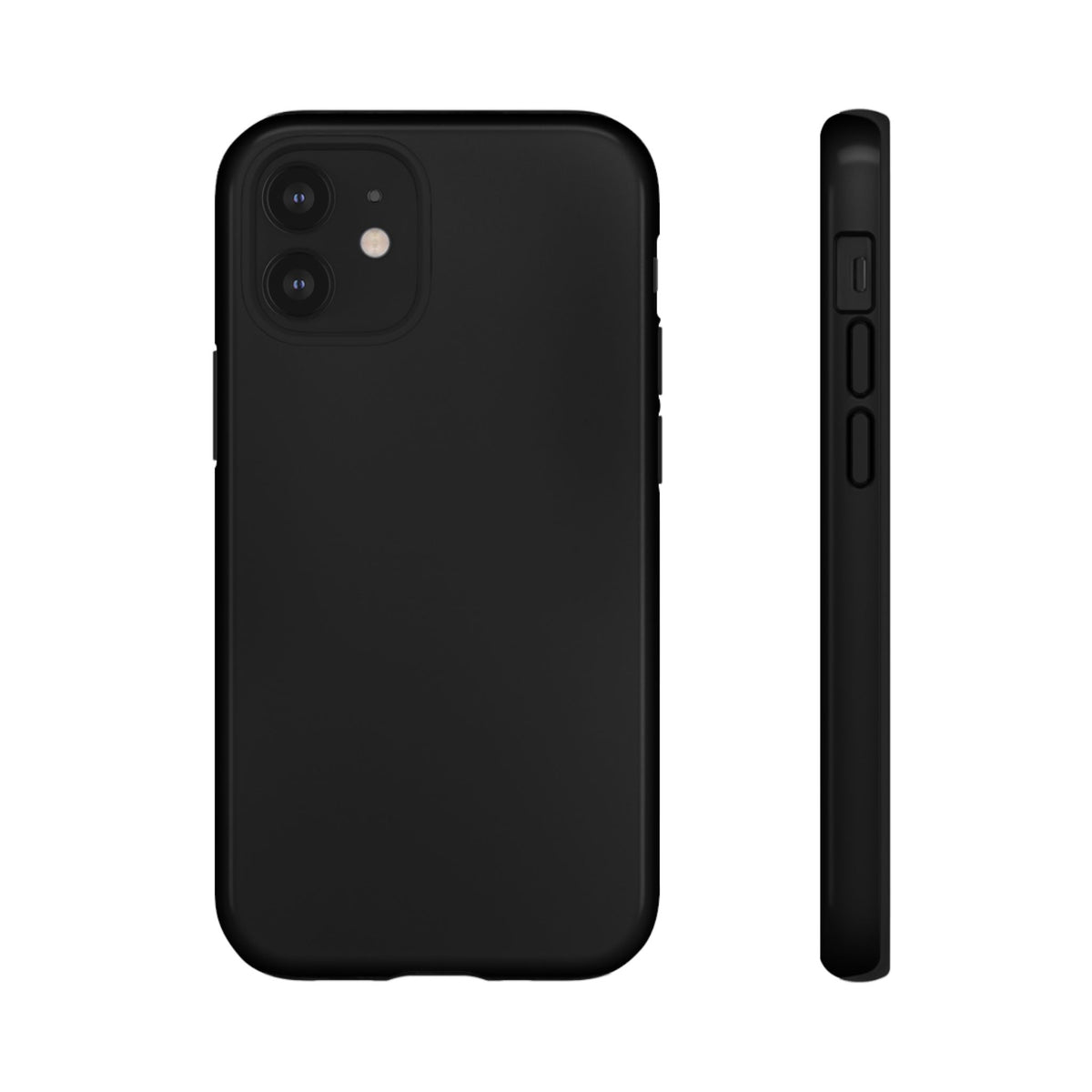 Space Black: Pure black phone case for iPhone, Samsung Galaxy and Google Pixel devices