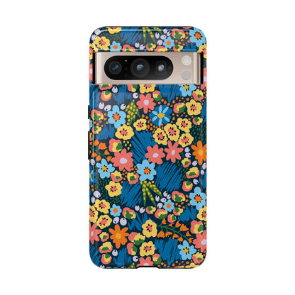 Bloom Burst: Color and Joy Themed Phone Case for iPhone, Samsung Galaxy and Google Pixel devices