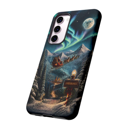Santa Claus North Pole Adventure: Christmas Themed Phone Case for iPhone, Samsung Galaxy and Google Pixel devices