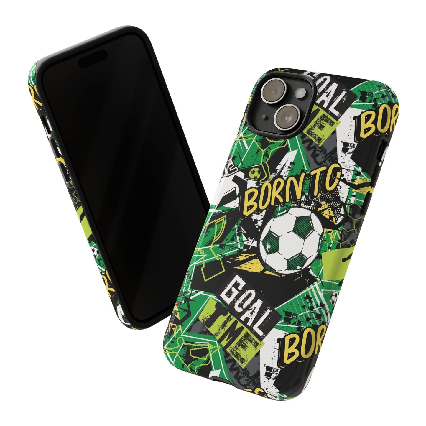 Born to Goal: Football-inspired phone case for iPhone and Samsung Galaxy